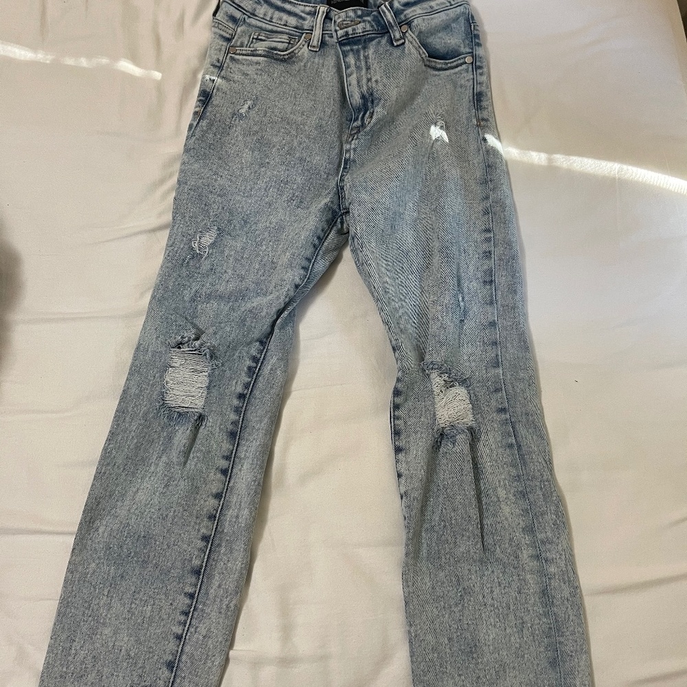Kendall and Kylie distressed jeans